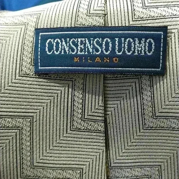 Consenso Uomo Milano hand  sewn Italian tie - Picture 5 of 5